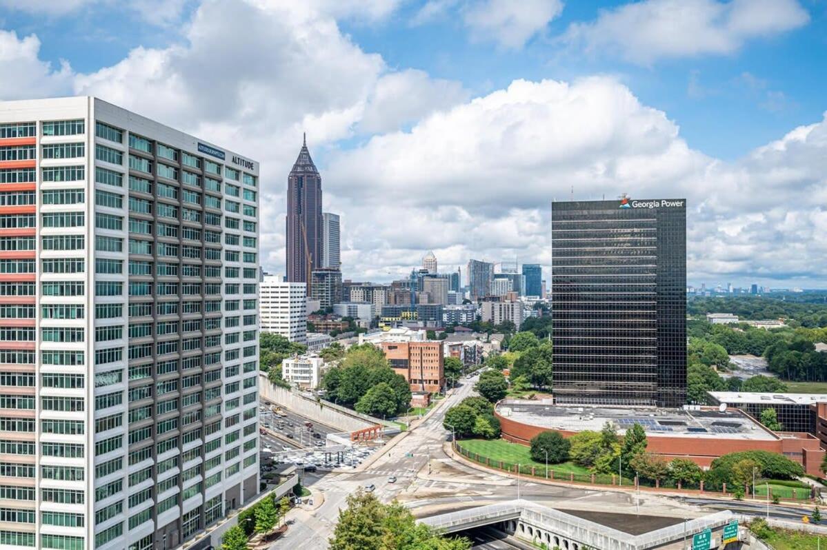 Villa Atl Downtown 2Br King Bed Free Parking Lm1003 Atlanta Esterno foto